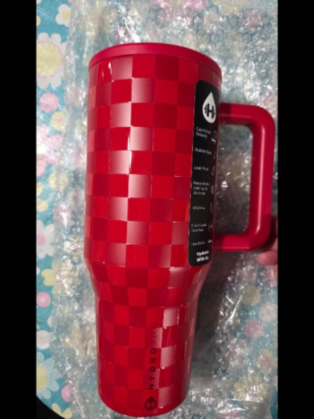 NWT HydroJug Red Hot Traveler 40oz
